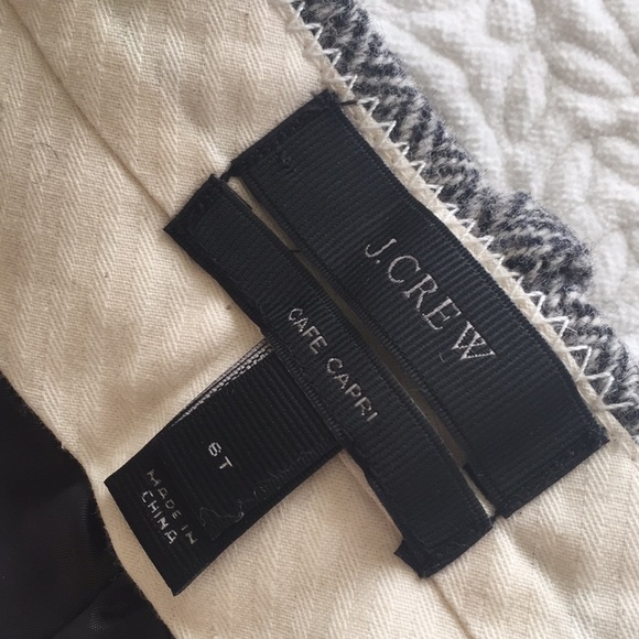 Straight leg Cafe Capri wool pant - Picture 2 of 2